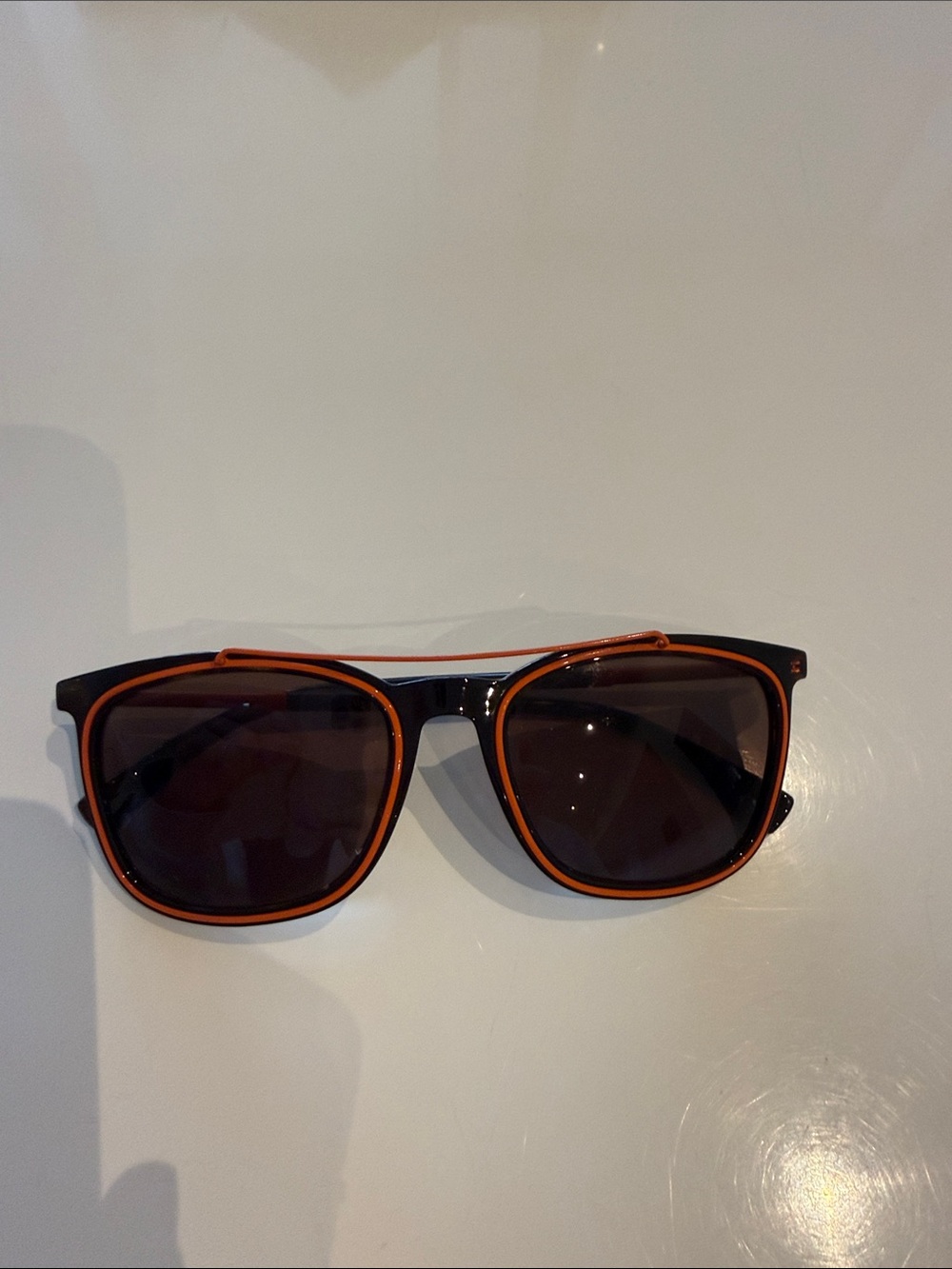 Versace black and orange sunglasses
